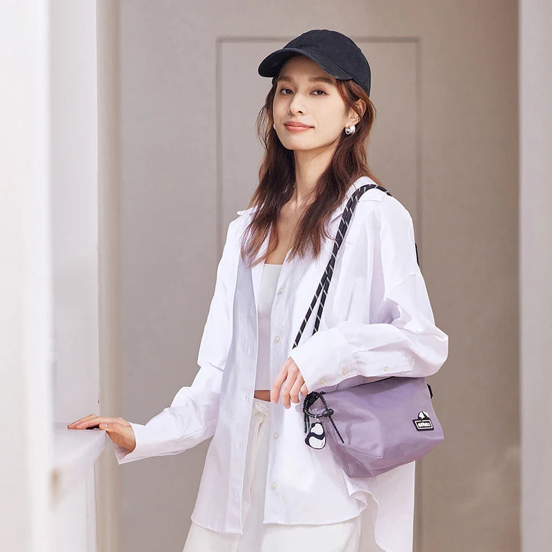 Semir Dumpling Bag Men Trendy and Cool Workwear Style Crossbody Bag 2024 New Version Outdoor Sports Couple's Backpack