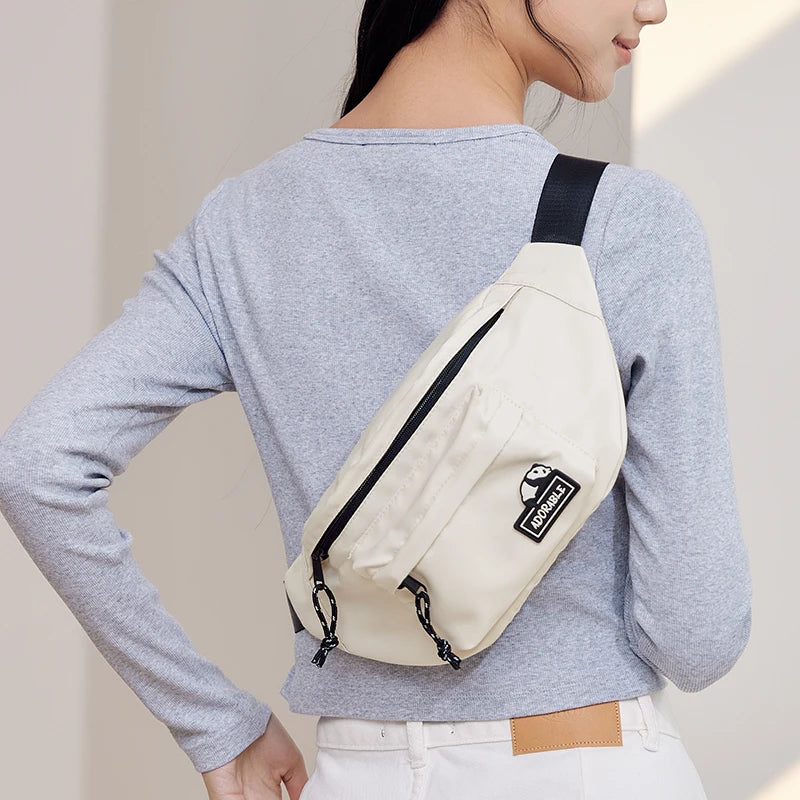 Semir Crossbody Bag Men Panda Series Outdoor Style Sports Waist Bag 2024 New Version Trendy Couple's Backpack Textured