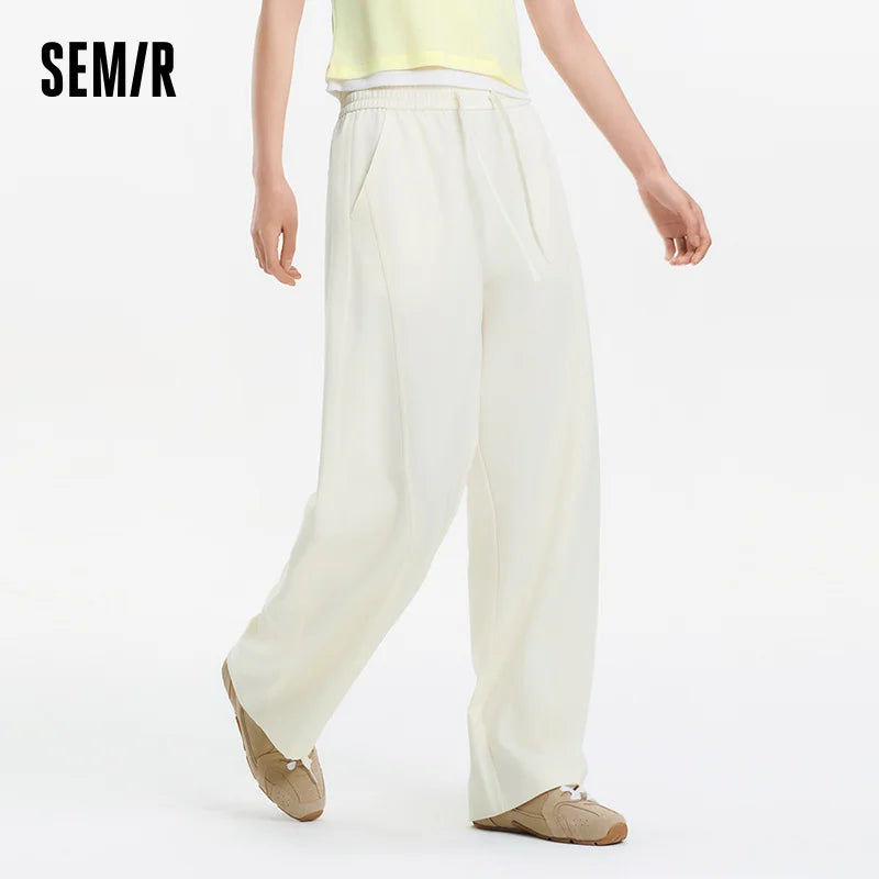 Semir Casual Pants Women Cool Feeling Banana Pants Tapered Pants 2025 New Summer Style