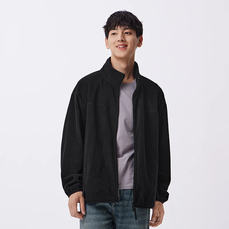 Semir Jacket Men Anti-Static Fur Coat New Autumn 2024 Warm Fleece Couple Style Collar Top