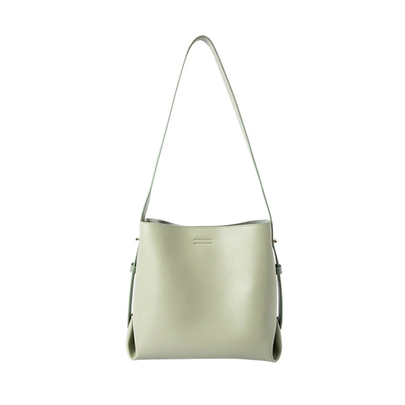 Semir Bucket Bag Women New Women Shoulder Bag Soft Leather Bag Popular Satchel Bag Commuter Christmas Bag
