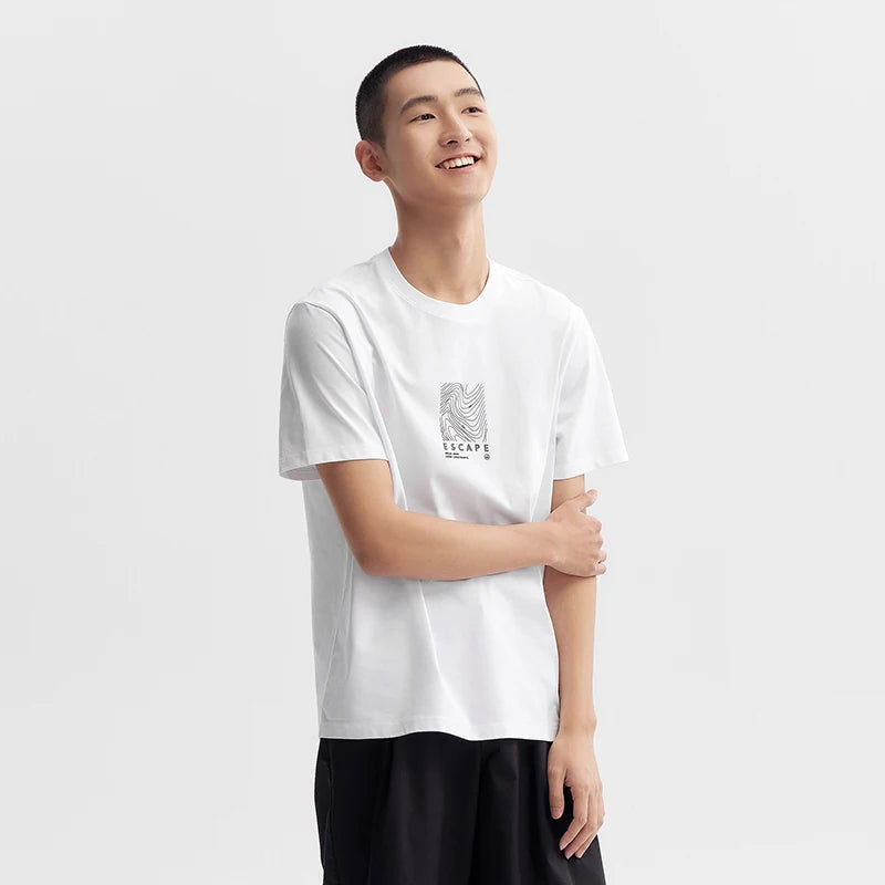 Semir Short Sleeve T-Shirt Men 2024 New Summer Version Outdoor Fashionable Printed Top Cool Feeling Antibacterial