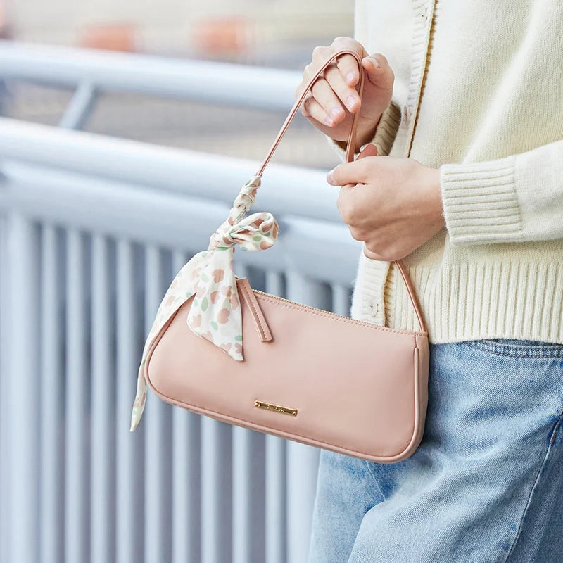 Semir Bag Underarm Bag Women 2024 New Gentle Fashion Textured Shoulder Bag Delicate Casual Commuter Crossbody Bag