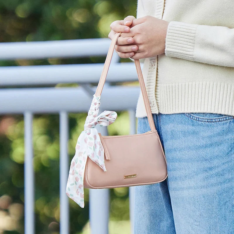 Semir Bag Underarm Bag Women 2024 New Gentle Fashion Textured Shoulder Bag Delicate Casual Commuter Crossbody Bag