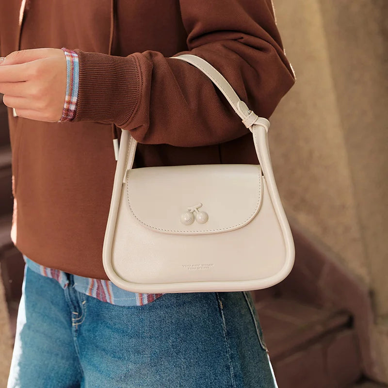 Semir Bag Saddle Bag Women French Style Handbag Trendy Korean Style Single Shoulder Bag Fashion Crossbody Bag