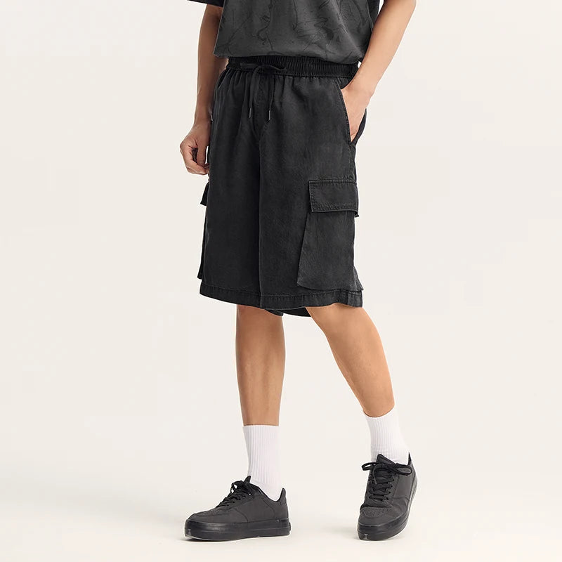 Semir Denim Jeans Men 2024 Summer New Vintage Soft Denim Shorts