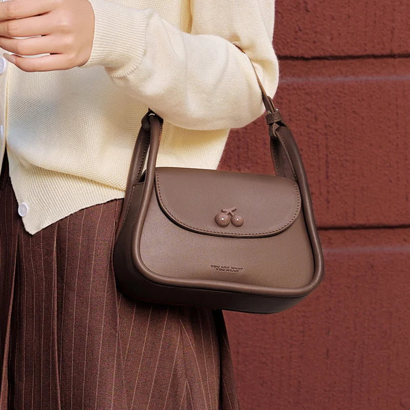 Semir Bag Saddle Bag Women French Style Handbag Trendy Korean Style Single Shoulder Bag Fashion Crossbody Bag