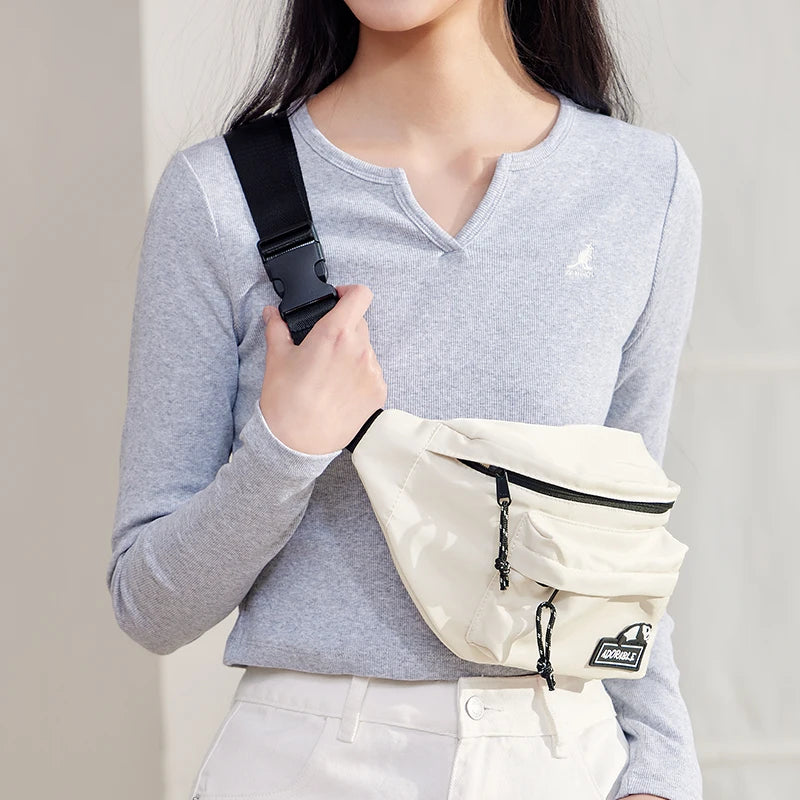 Semir Crossbody Bag Men Panda Series Outdoor Style Sports Waist Bag 2024 New Version Trendy Couple's Backpack Textured