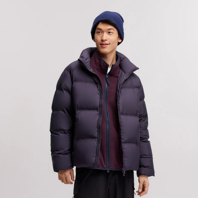 Semir Down Jacket Men Women 2024 Winter New Light Short Coat Three-Proof Thermal Puffer Coat Couple Top Trendy Down Jacket