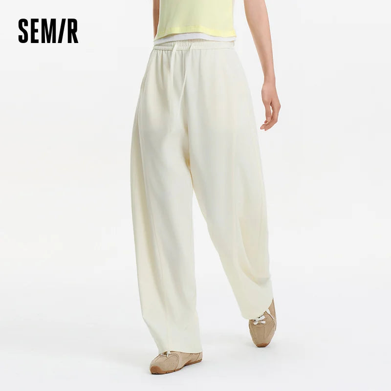 Semir Casual Pants Women Cool Feeling Banana Pants Tapered Pants 2025 New Summer Style