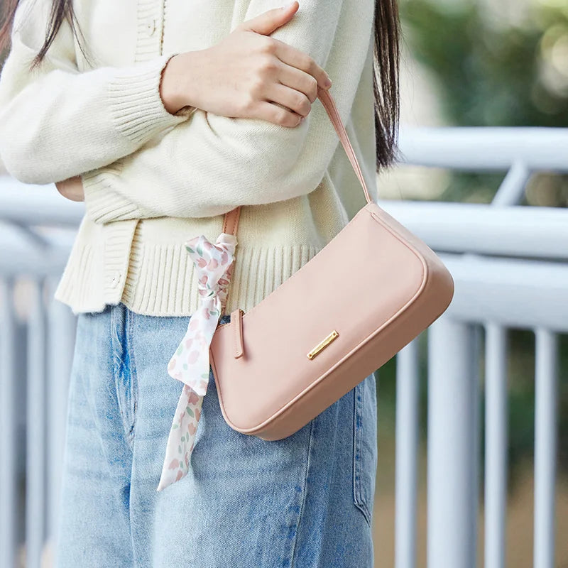 Semir Bag Underarm Bag Women 2024 New Gentle Fashion Textured Shoulder Bag Delicate Casual Commuter Crossbody Bag