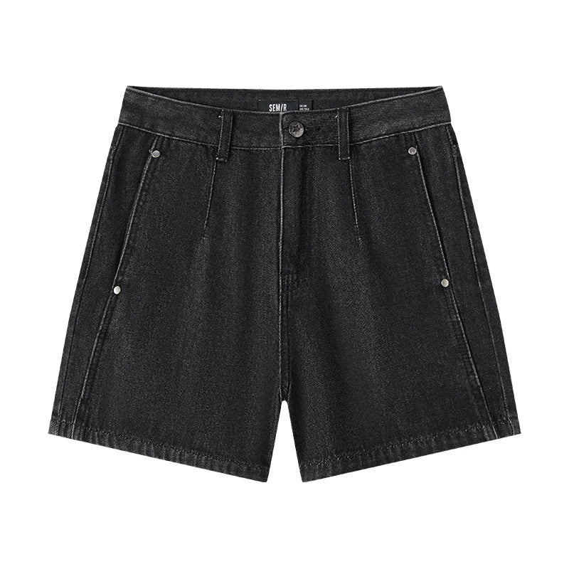 Semir Jeans Women Flattering For Petite Figures Leg-Lengthening Effect 2024 Summer New Arrival Cool Sensation Short Pants