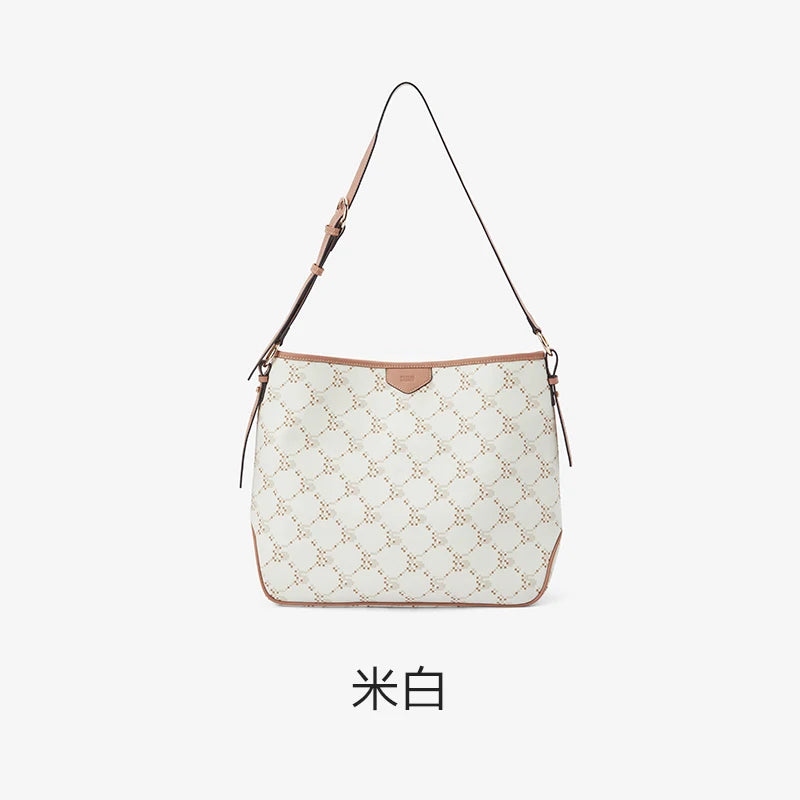 Semir Tote Bag Women 2025 New Style Vintage Monogram Crossbody Bag Popular Shoulder Bag Large-capacity Shopping Bag