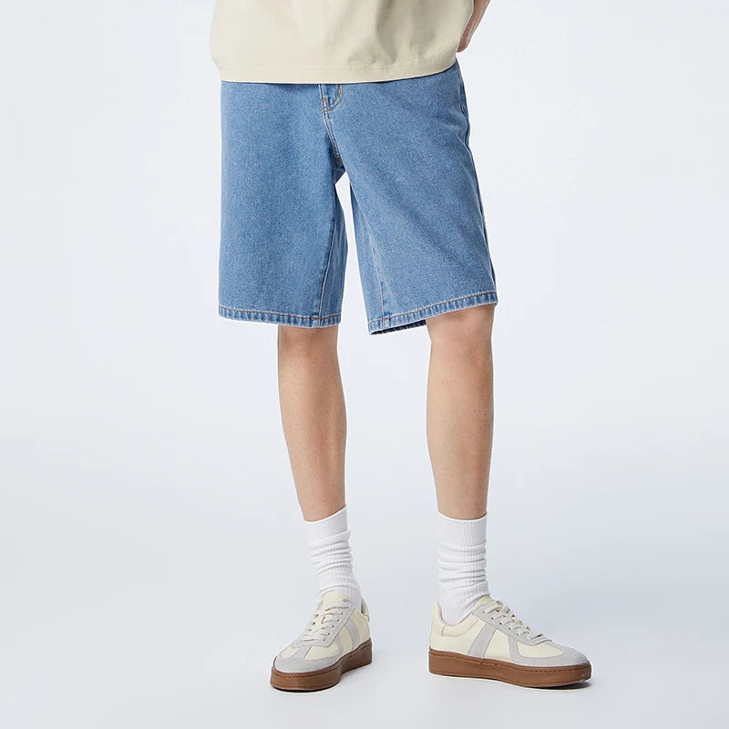 Semir Men Jeans 2024 Summer New Cool Feel Antibacterial Casual Daily Trend Casual Fashion Fifth Pants