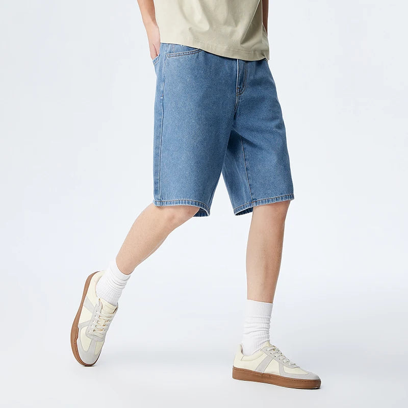Semir Men Jeans 2024 Summer New Cool Feel Antibacterial Casual Daily Trend Casual Fashion Fifth Pants