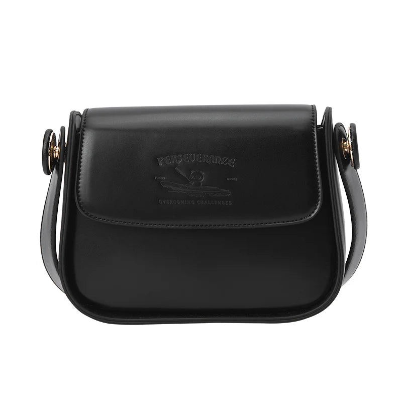 Semir Bag Saddle Bag Women Simple Solid Color Temperament Single Shoulder Crossbody Bag Cute Casual Commuter Bag