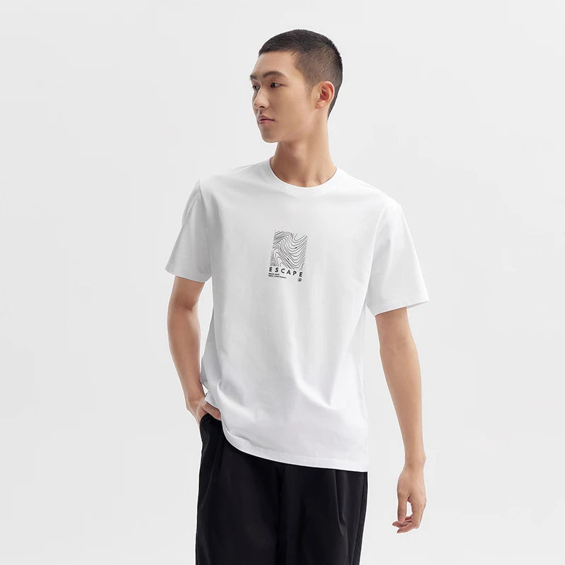 Semir Short Sleeve T-Shirt Men 2024 New Summer Version Outdoor Fashionable Printed Top Cool Feeling Antibacterial