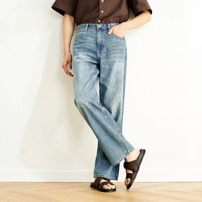 Semir Men Retro Loose Straight Jeans