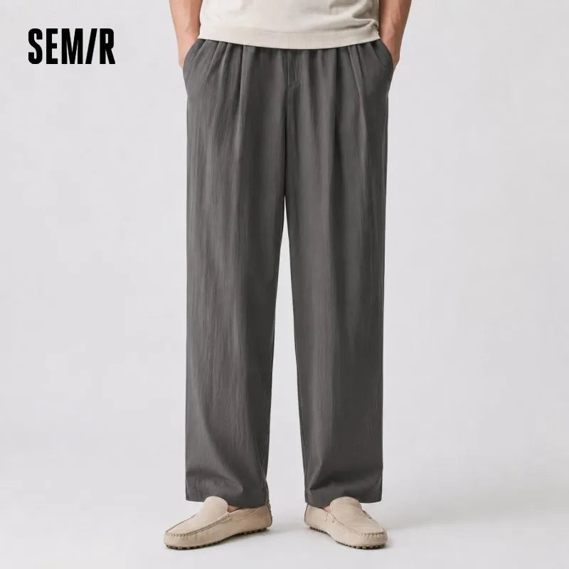 Semir Men Casual Wide Leg Pants