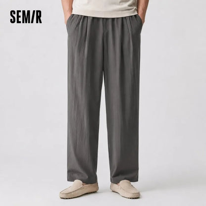 Semir Men Casual Wide Leg Pants