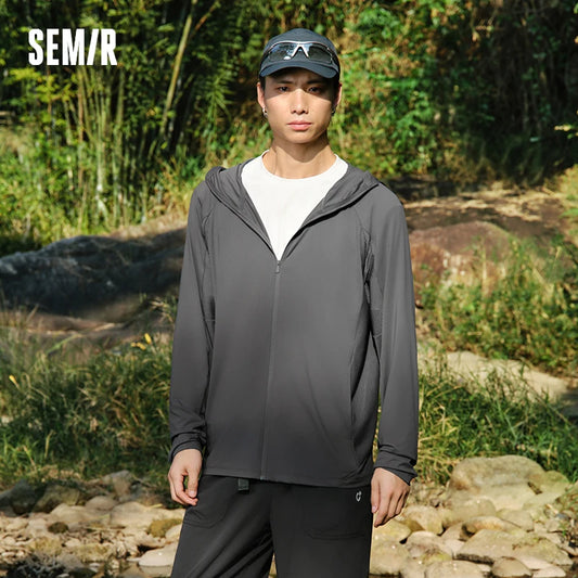 Semir Men Breathable Knit UV Jacket