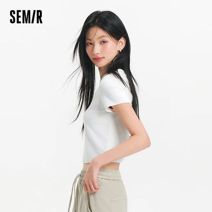 Semir Women Tshirt Moisture Wicking UV Protection Slim