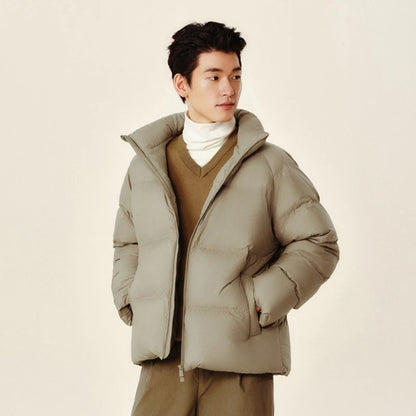 Semir Down Jacket Men Women 2024 Winter New Light Short Coat Three-Proof Thermal Puffer Coat Couple Top Trendy Down Jacket