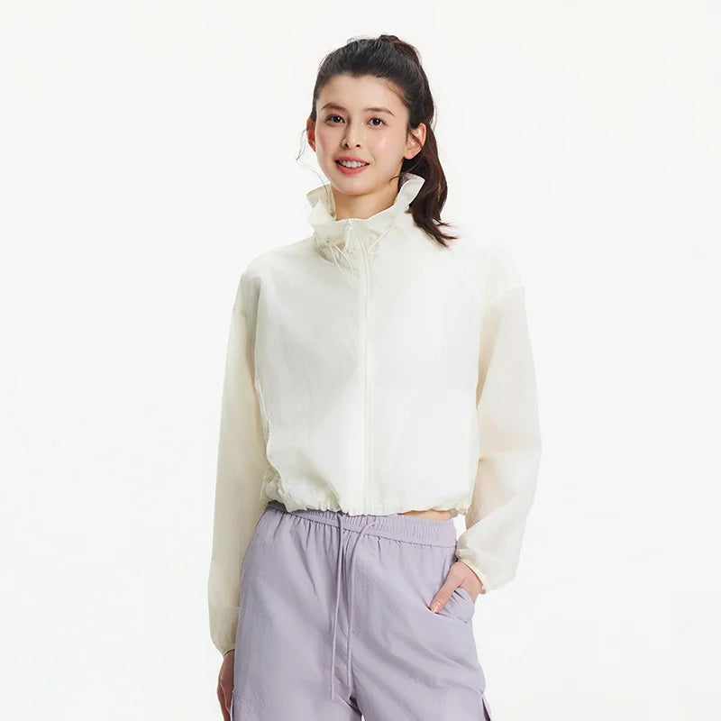 Semir Women UV Jacket Bud Collar Loose Fit