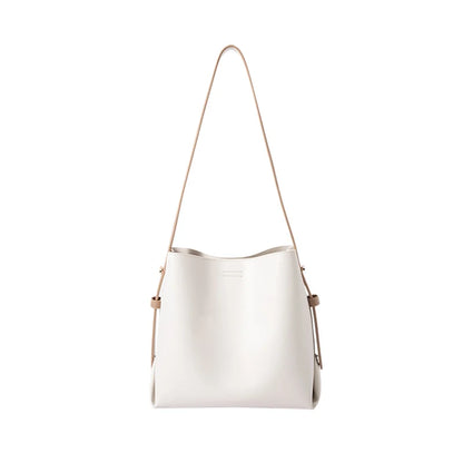 Semir Bucket Bag Women New Women Shoulder Bag Soft Leather Bag Popular Satchel Bag Commuter Christmas Bag