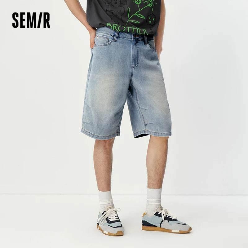 Semir Men Washed Denim Shorts