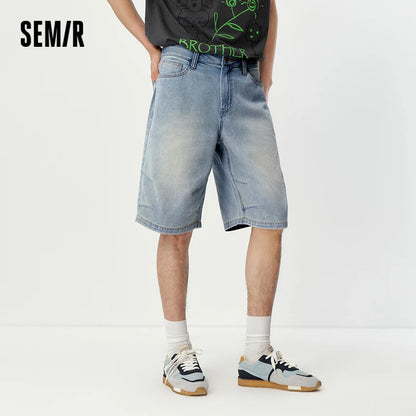 Semir Men Washed Denim Shorts