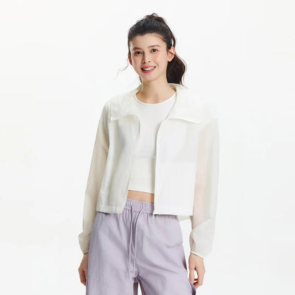 Semir Women UV Jacket Bud Collar Loose Fit