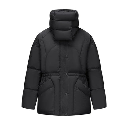 Semir Down Jacket Women Medium Length Loose 2023 New Textured Warm Winter Wear