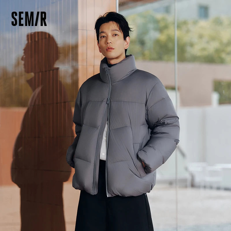Semir Men Down Jacket Stand Collar Puffer