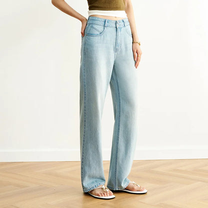 Semir Women Jeans Cooling Retro Wide Leg