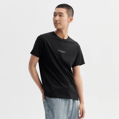 Semir Short Sleeve T-Shirt Men 2024 Summer New Trend Letters Printed Tops Versatile Casual T Shirt