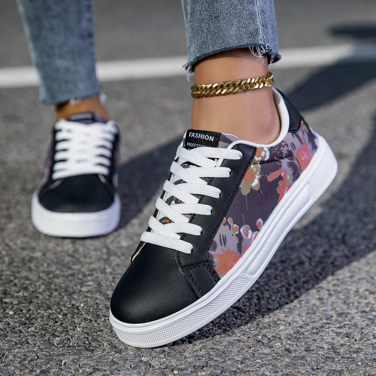 YRZL Unisex Lightweight Comfortable Walking Sneakers