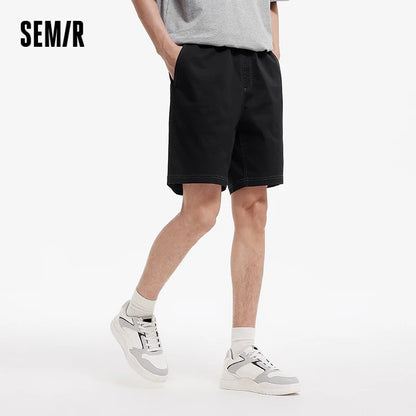 Semir Men Drawstring Brushed Shorts