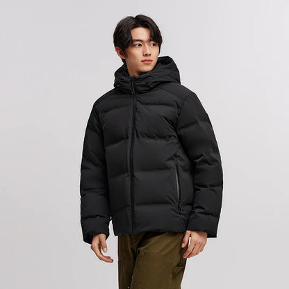 Semir Men Down Jacket Textured Hooded Versatile