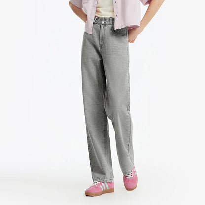 Semir Women Jeans Vintage Washed Wide Leg