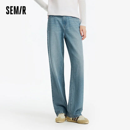 Semir Women Jeans Cooling Retro Wide Leg