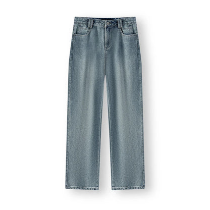 Semir Women Jeans Fleece-Lined Wide Leg Floor-Length
