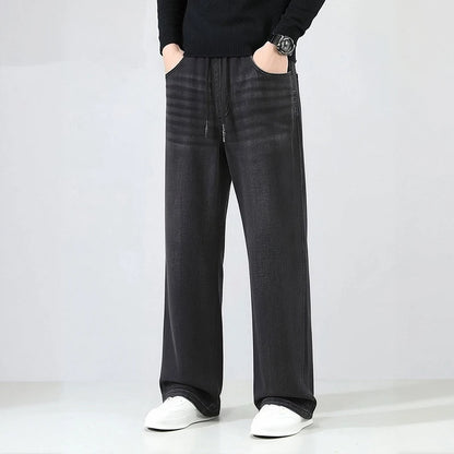 Semir Men Vintage Loose Denim Pants