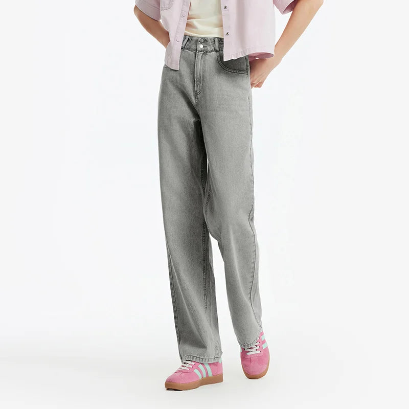 Semir Women Jeans Cooling Retro Wide Leg
