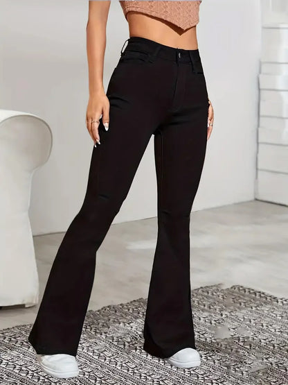 Women's High Waist Flare Jeans
