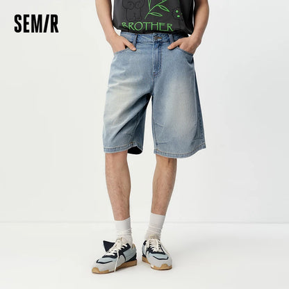 Semir Men Washed Denim Shorts