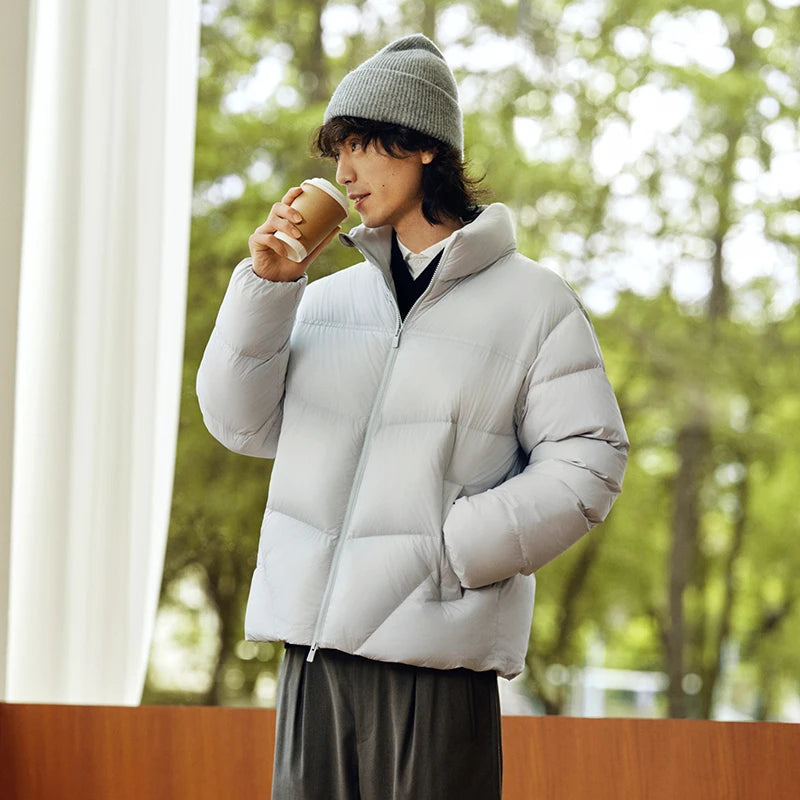 Semir Men Down Jacket Stand Collar Puffer
