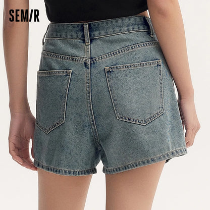 Semir Jeans Women Flattering For Petite Figures Leg-Lengthening Effect 2024 Summer New Arrival Cool Sensation Short Pants