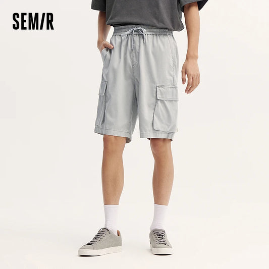 Semir Denim Jeans Men 2024 Summer New Vintage Soft Denim Shorts
