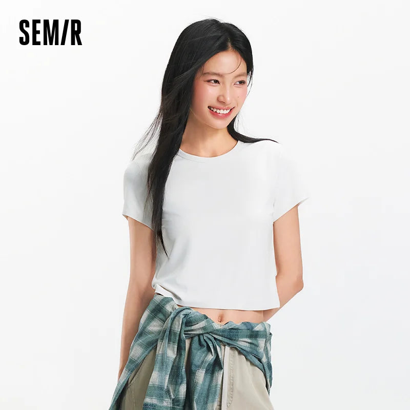 Semir Women Tshirt Moisture Wicking UV Protection Slim